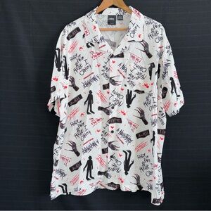 Nightmare on Elm Street mens short sleeve shirt XXL Freddy Kruger Movie Horror